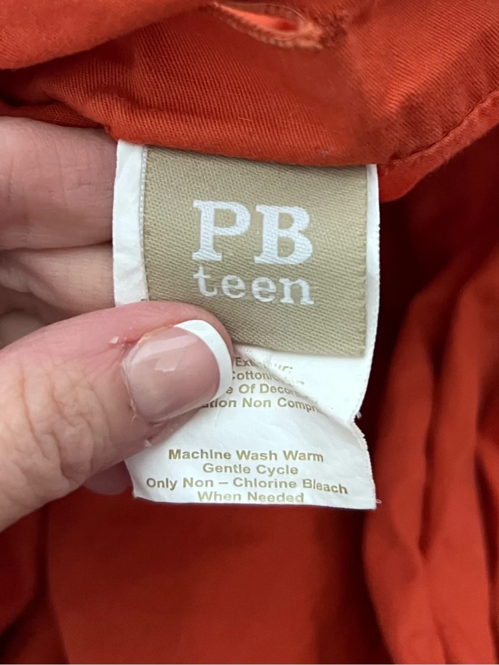 Pottery Barn Teen Detroit Tigers Full Duvet Cover Orange Cargo Pocket